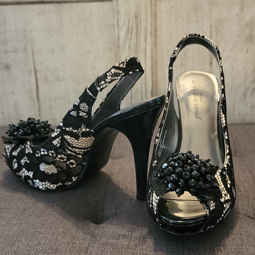 Lace heels